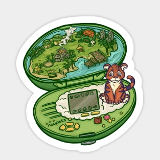 Mystery Island Kougra Pocket Neopet Sticker